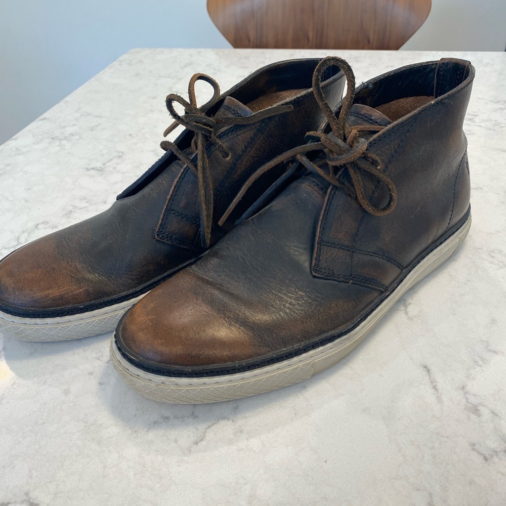 Size 9.5. Frye Chukka boots.